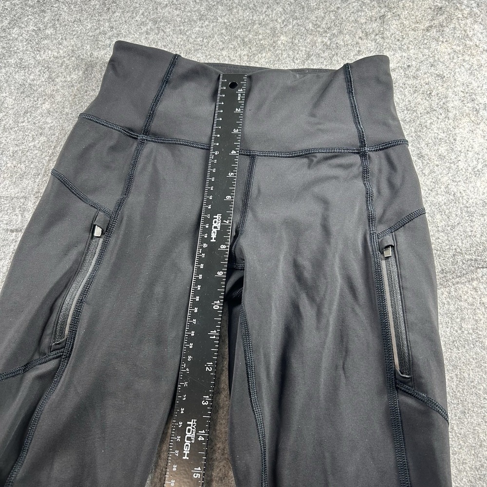 ATHLETA Rainier 7/8 Tight Women's XS Workout Run Winter Black Pockets - Picture 5 of 10